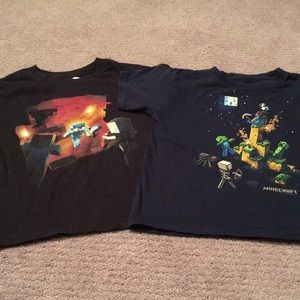 Boys youth small (7) Minecraft shirts